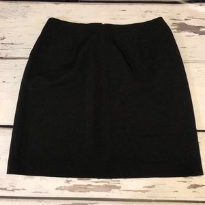 Black mini skirt